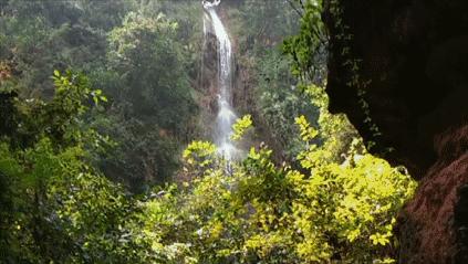 云南红河弥勒瀑布,弥勒滴水滩瀑布