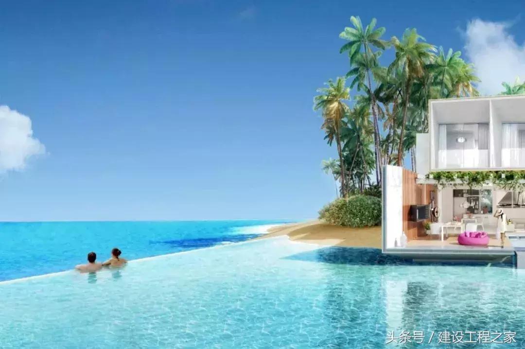 迪拜人工岛建造,迪拜新修的岛屿建筑