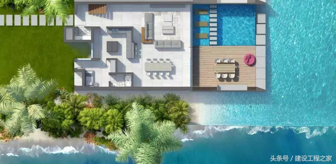 迪拜人工岛建造,迪拜新修的岛屿建筑