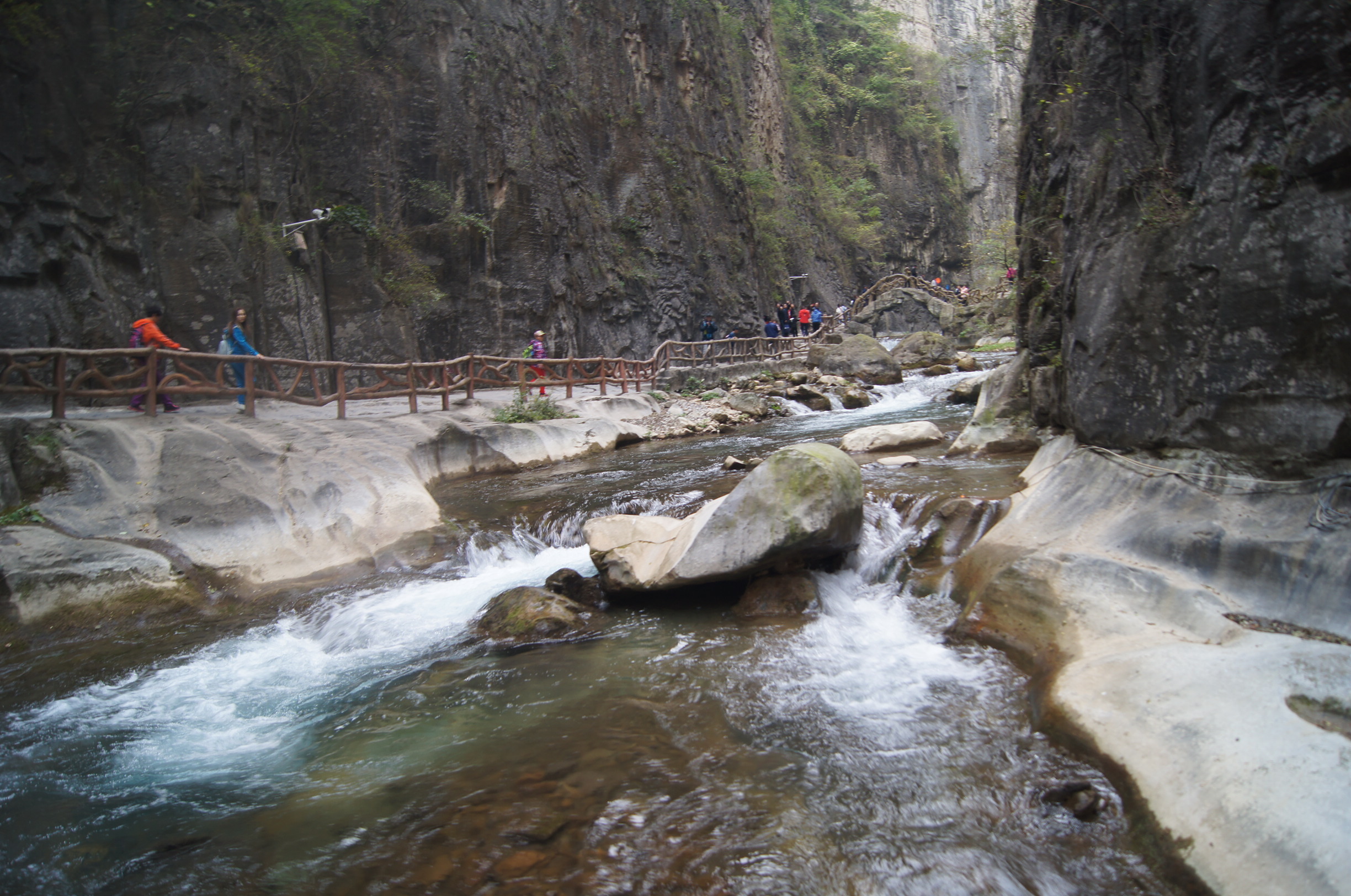 八泉峡欢迎你,八泉峡行走山水间