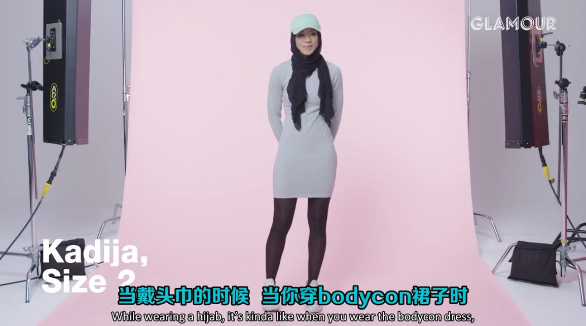 不同身材女生穿同款裙子,不同身材女生衣服试穿
