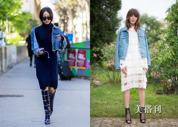 四种很适合搭配连衣裙的外套，这个秋天让你时髦又省心的出街