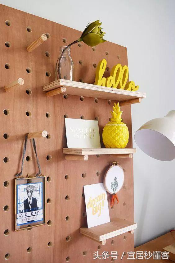 整理洞洞板的方法,厨房没有柜子怎么收纳洞洞板
