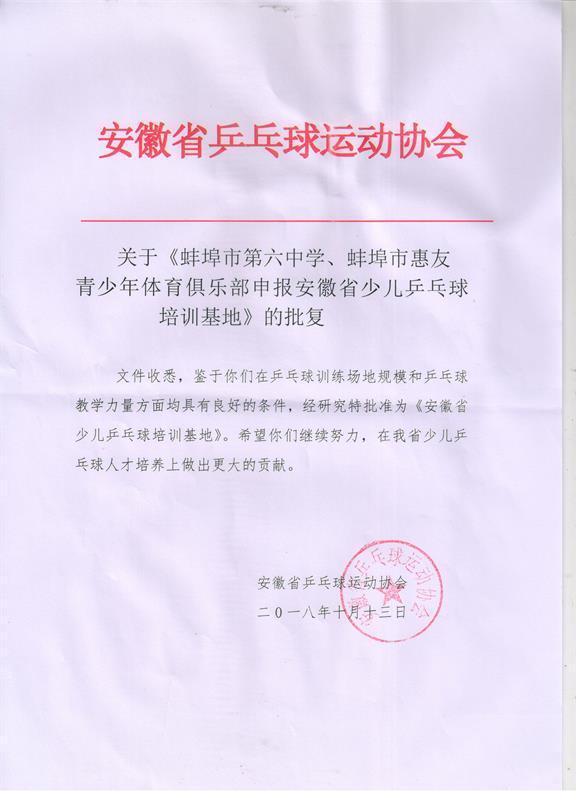 安徽省宿州少儿乒乓球培训基地,蚌埠市青少年宫乒乓球培训基地