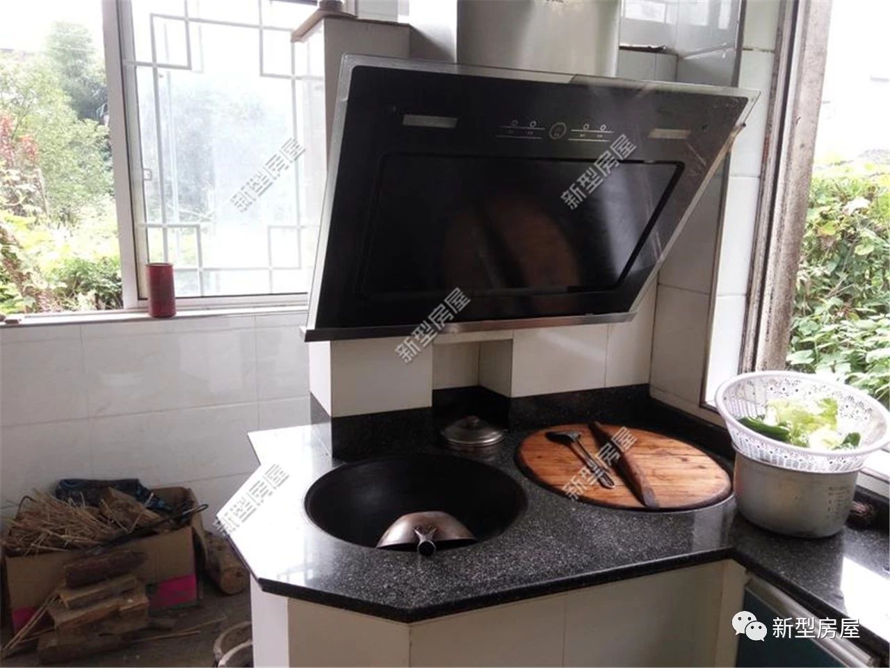 农村大叔发明自制的柴火灶,新发明无烟柴火灶全过程