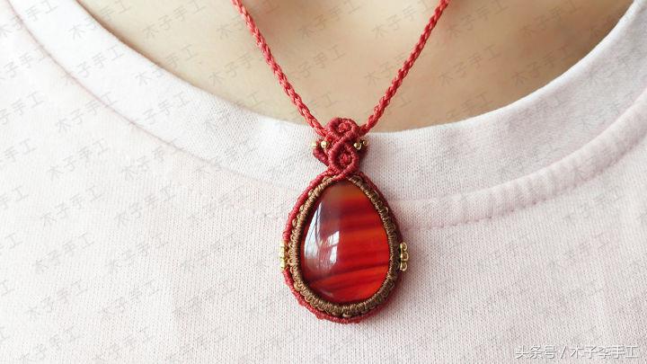 编织吊坠项链绳线要多长,手绳编织教程视频手链项链