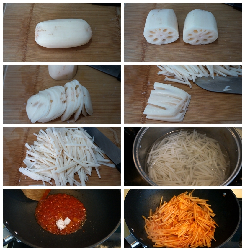 鲜藕怎样泡又白又脆,切莲藕不发黑的做法