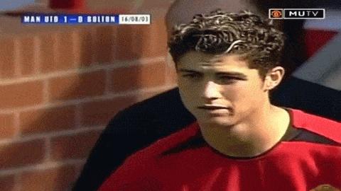 c罗曼联时期的最后一个帽子戏法,c罗在曼联时期经典庆祝动作