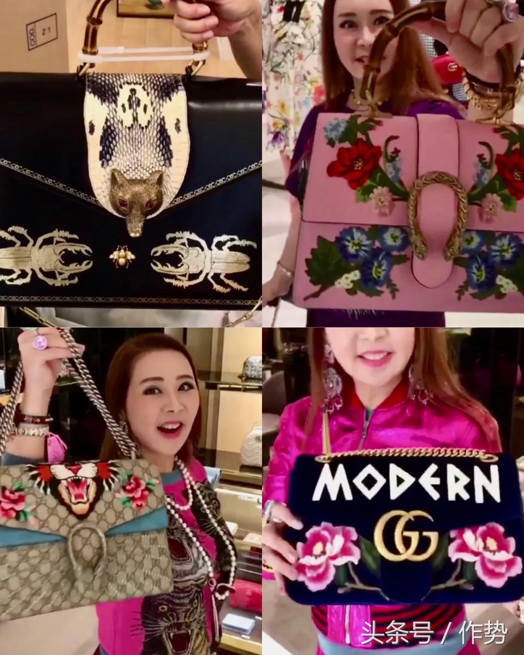 这位爱名牌爱到骨子里的日本大妈，家里的GUCCI简直数不清！