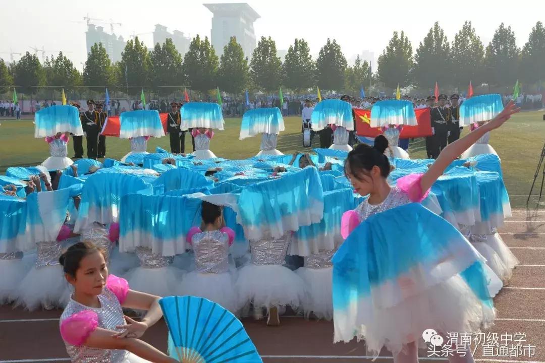 渭南桃园小学运动会开幕式,渭南小学生运动会开幕式
