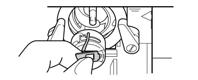 缝纫机底线松怎样调节,缝纫机底线浮线调节方法图解