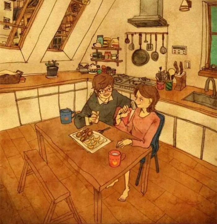 情侣间冷战的正确处理方式,夫妻俩冷战后一个动作和好如初