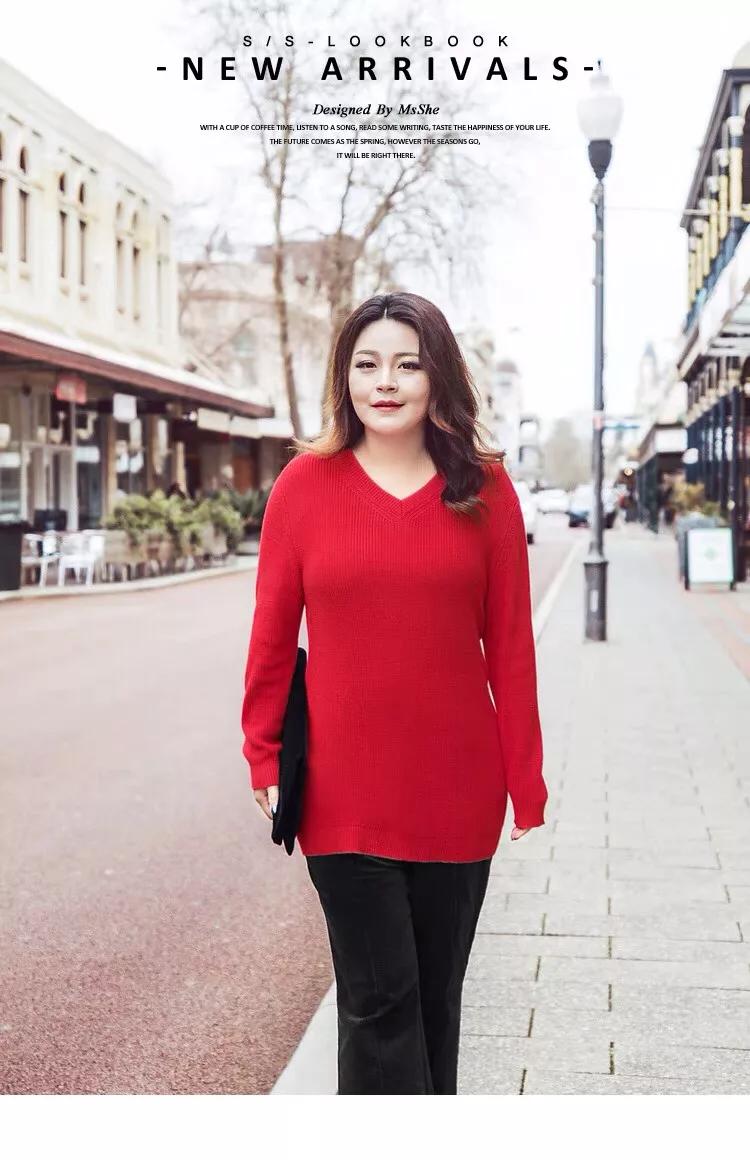 大码打底衫胖mm冬加绒毛衣,秋冬胖mm宽松显瘦内搭毛衣打底衫