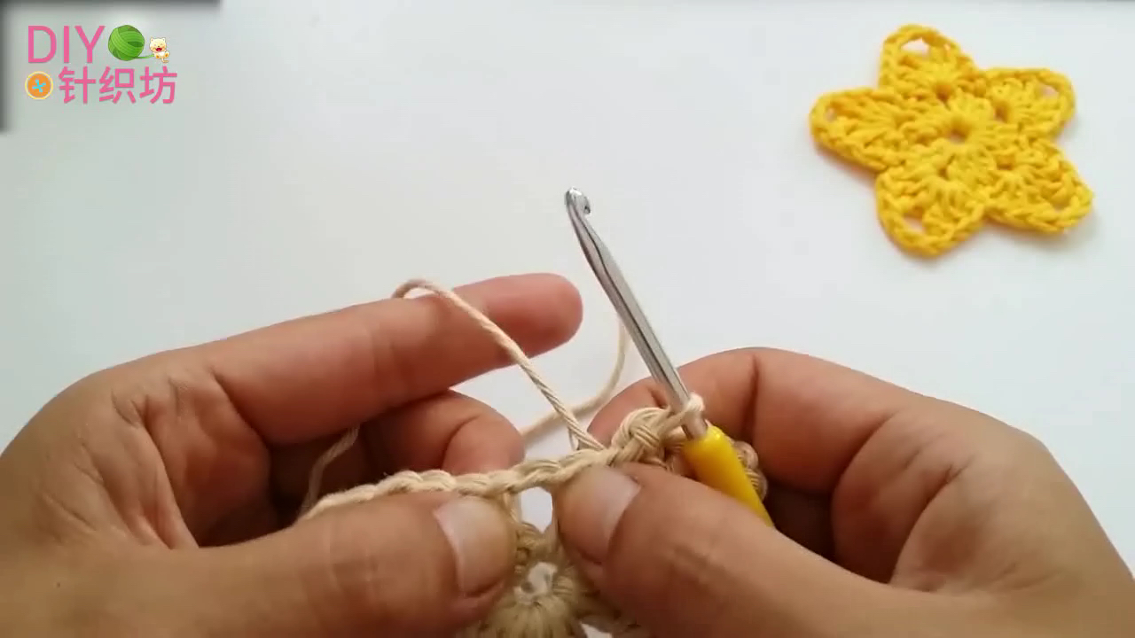 简单好看毛线杯垫,针织杯垫教程新手简单款