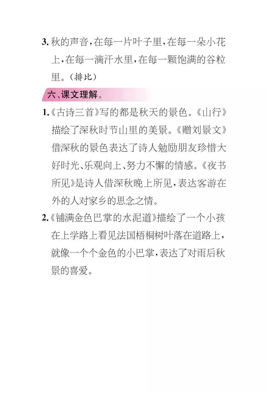 三年级上册语文必考点最新,人教版一年级期中考试重点知识