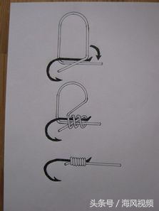 鱼钩的各种绑法图解大全,鱼钩浮漂的绑法图解大全