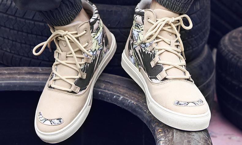 潮流时尚板鞋嘻哈,嘻哈搭配潮鞋