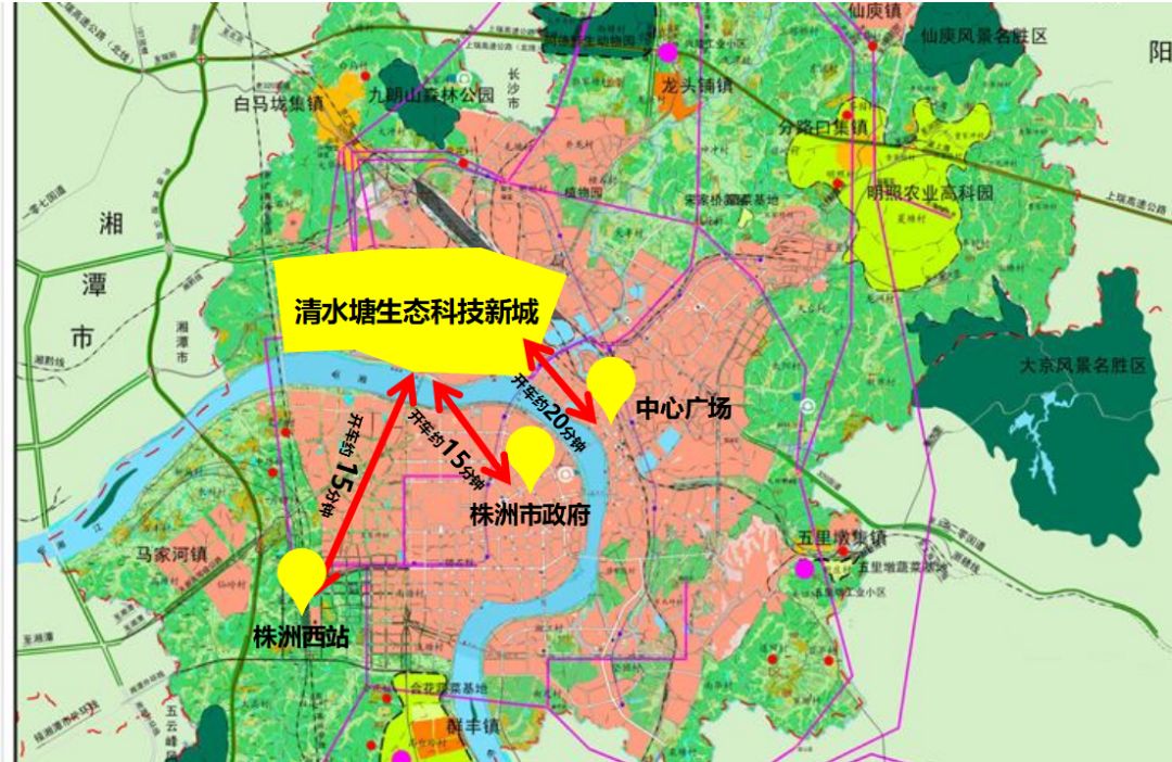 清水塘工业区改造后，株洲楼市热门板块又增一雄？｜株洲新城系列6