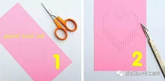 立体贺卡贴纸拼贴,平面贺卡变立体