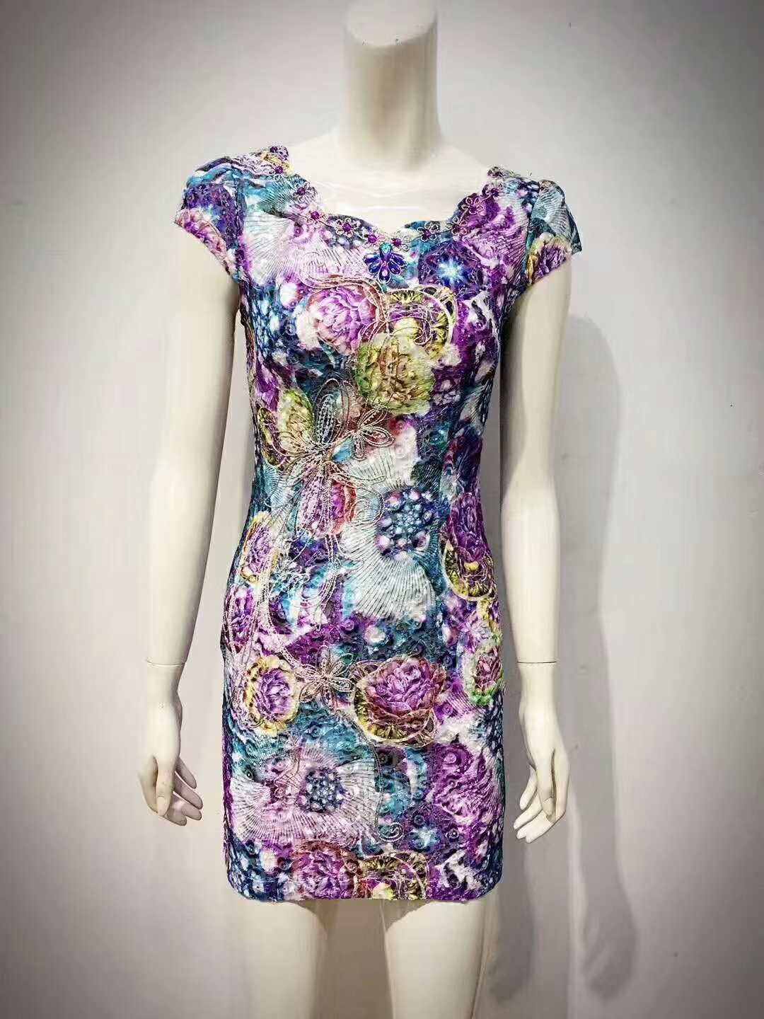 年轻款桑蚕丝旗袍特价清仓,真丝桑蚕丝旗袍断码清仓捡漏