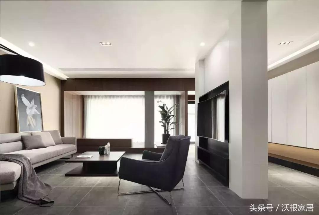 简约风格地砖是灰色配什么踢脚线,灰色哑光地砖800*800铺贴效果