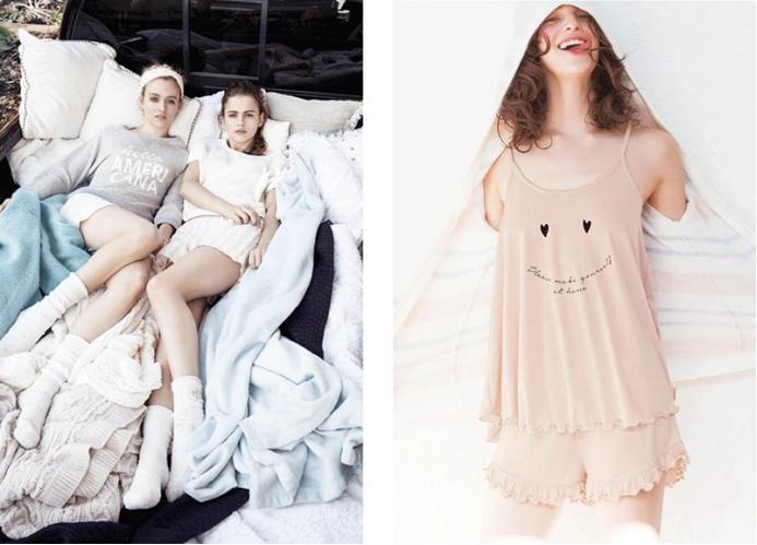 穿上好看睡衣,穿睡衣时髦