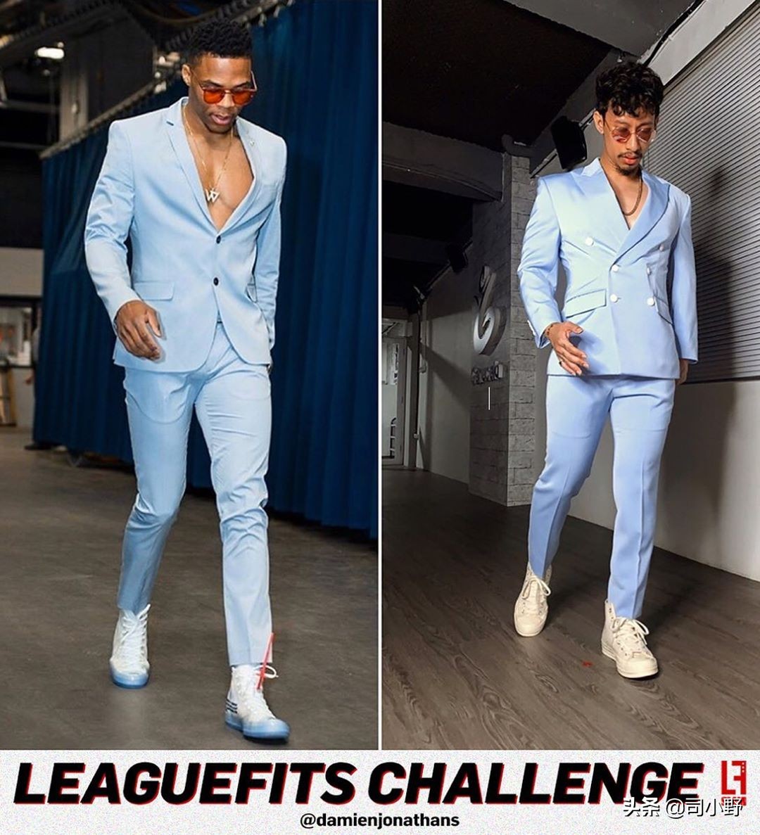 nba球星模仿秀,nba球星入场潮装模仿