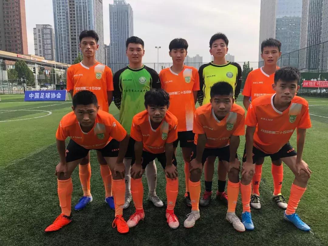 开封二十五中足球赛,中国开封青少年足球队