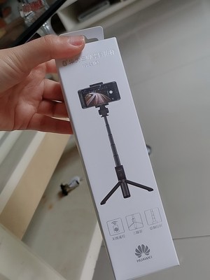 华为三脚架自拍杆af15怎么用,华为有线自拍杆的使用方法及操作