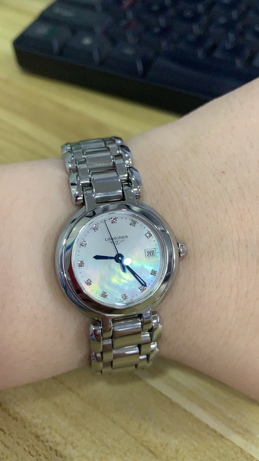 浪琴心月石英表视频,浪琴心月石英表