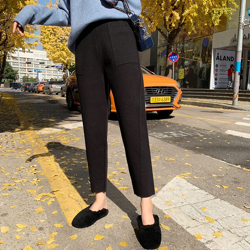 长腿阔腿裤女高腰垂坠感,女士长腿夏季冰丝薄款阔腿裤