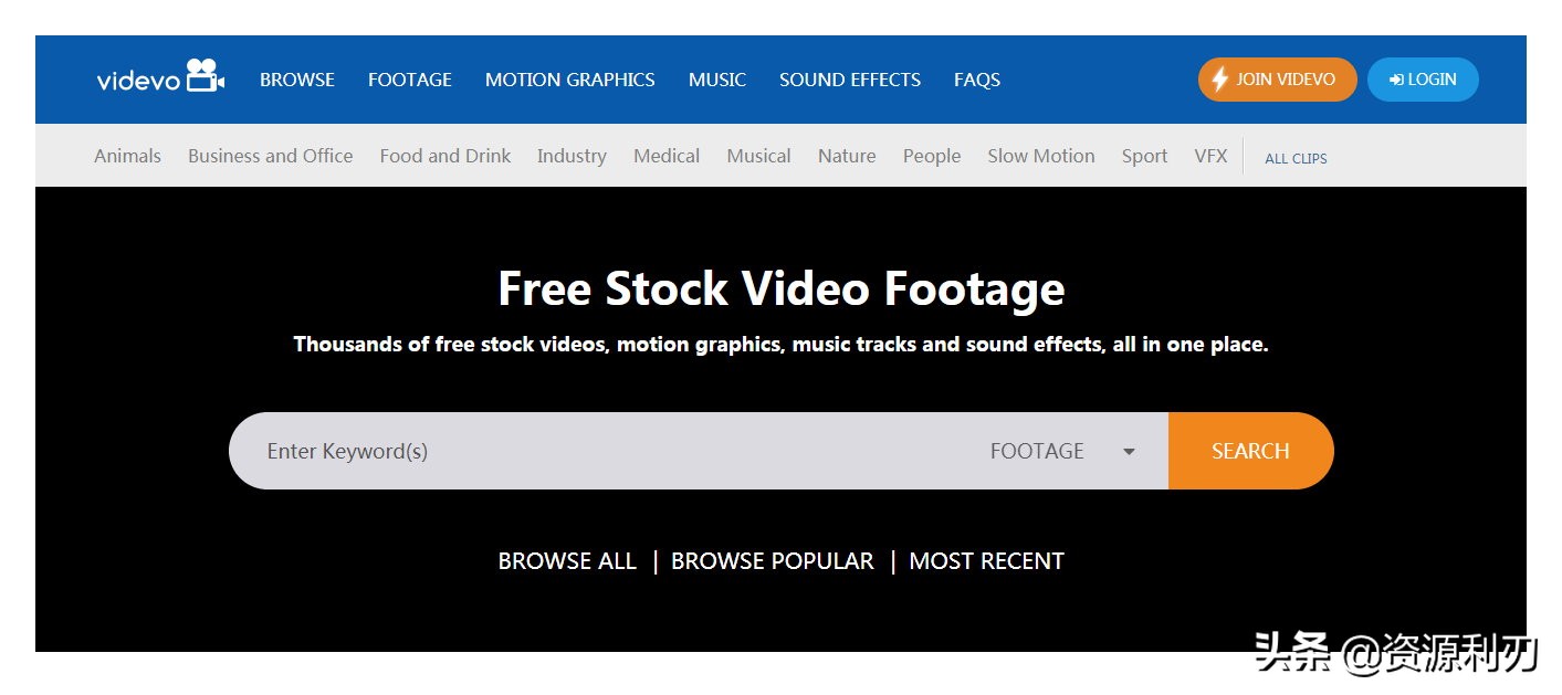 国内免费无版权短视频素材网站,国外免费视频素材网站推荐