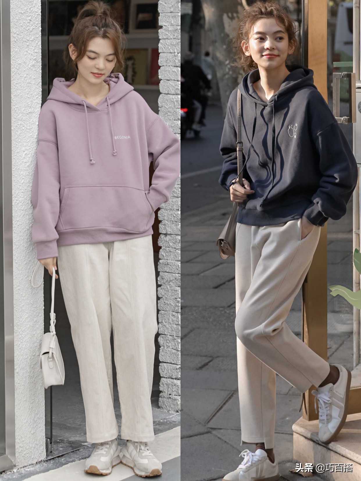 别说秋季缺少衣服穿？会穿卫衣就能做宝藏女孩，风格百变美出圈