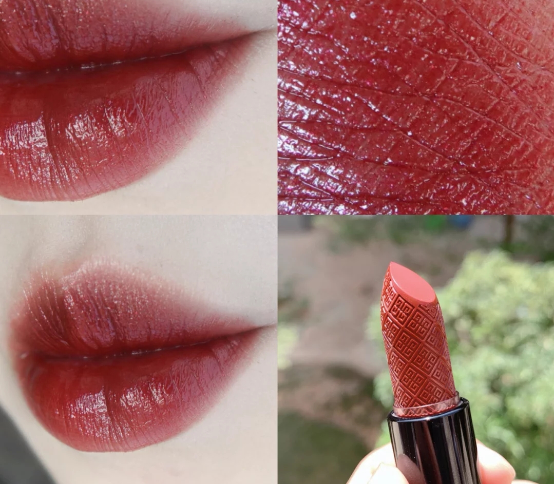 纪梵希口红色号新款推荐第一名,纪梵希红丝绒口红试色36和333对比