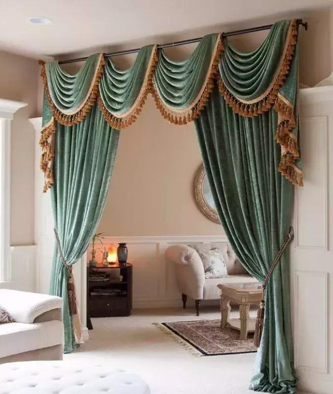 窗帘水波幔头有几种,水波窗帘头为什么不流行