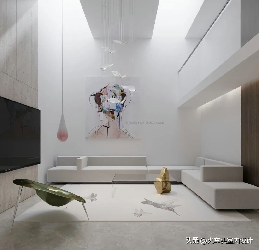 80款挑空客厅设计,大宅就该有这气势