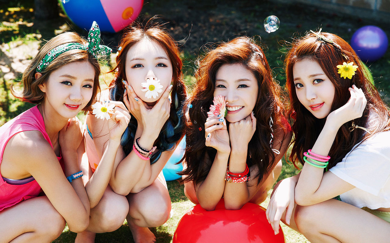 年轻韩国女团哪些好看,中韩女爱豆合集长相清秀