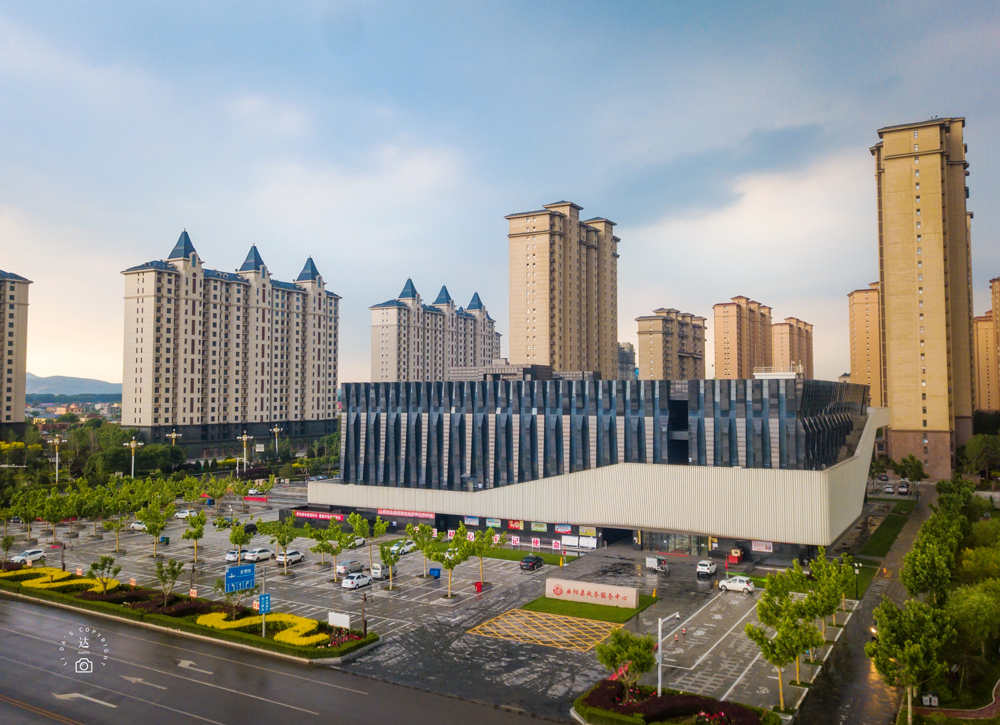 曲阳县城全景视频,曲阳县城高清地图