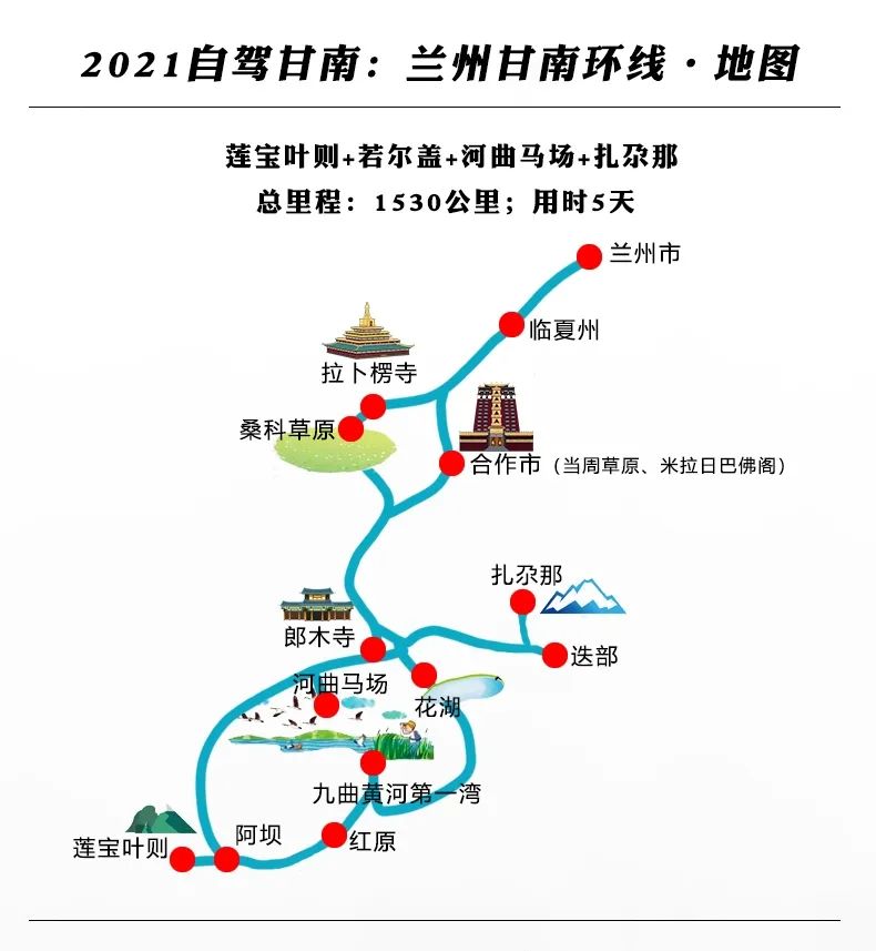 西安甘南自驾最佳线路攻略,甘南自驾3-4天最佳线路攻略