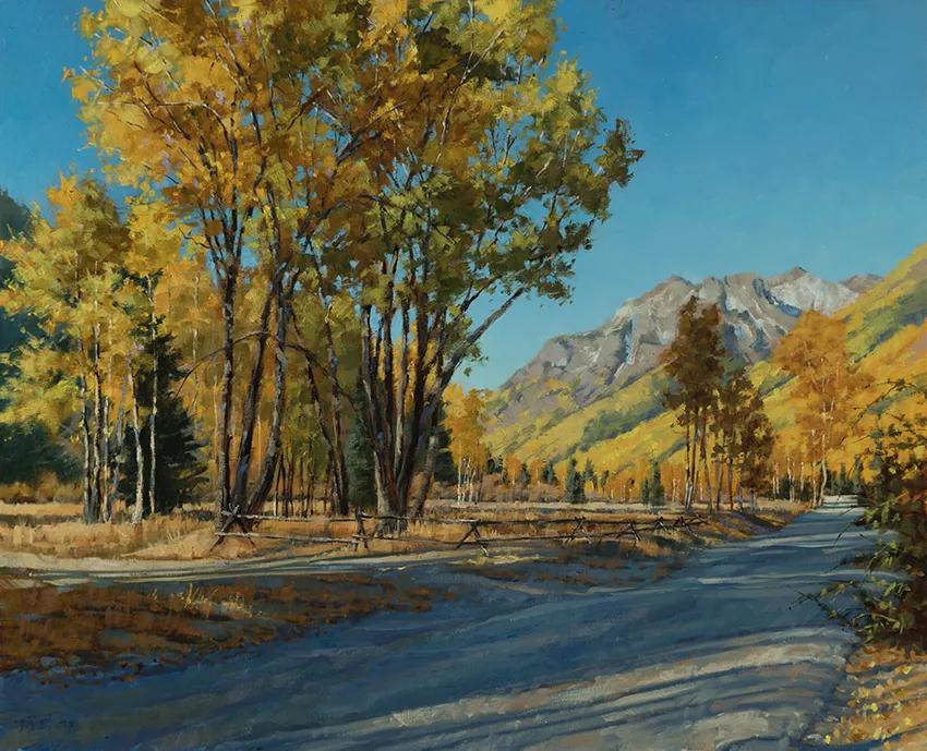 绝美风景油画教程,最灵动的风景油画