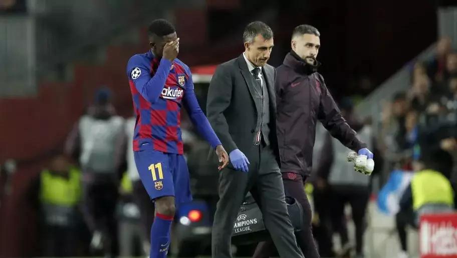 在巴萨889天里，有350天在受伤登贝莱之外还有哪些著名玻璃人