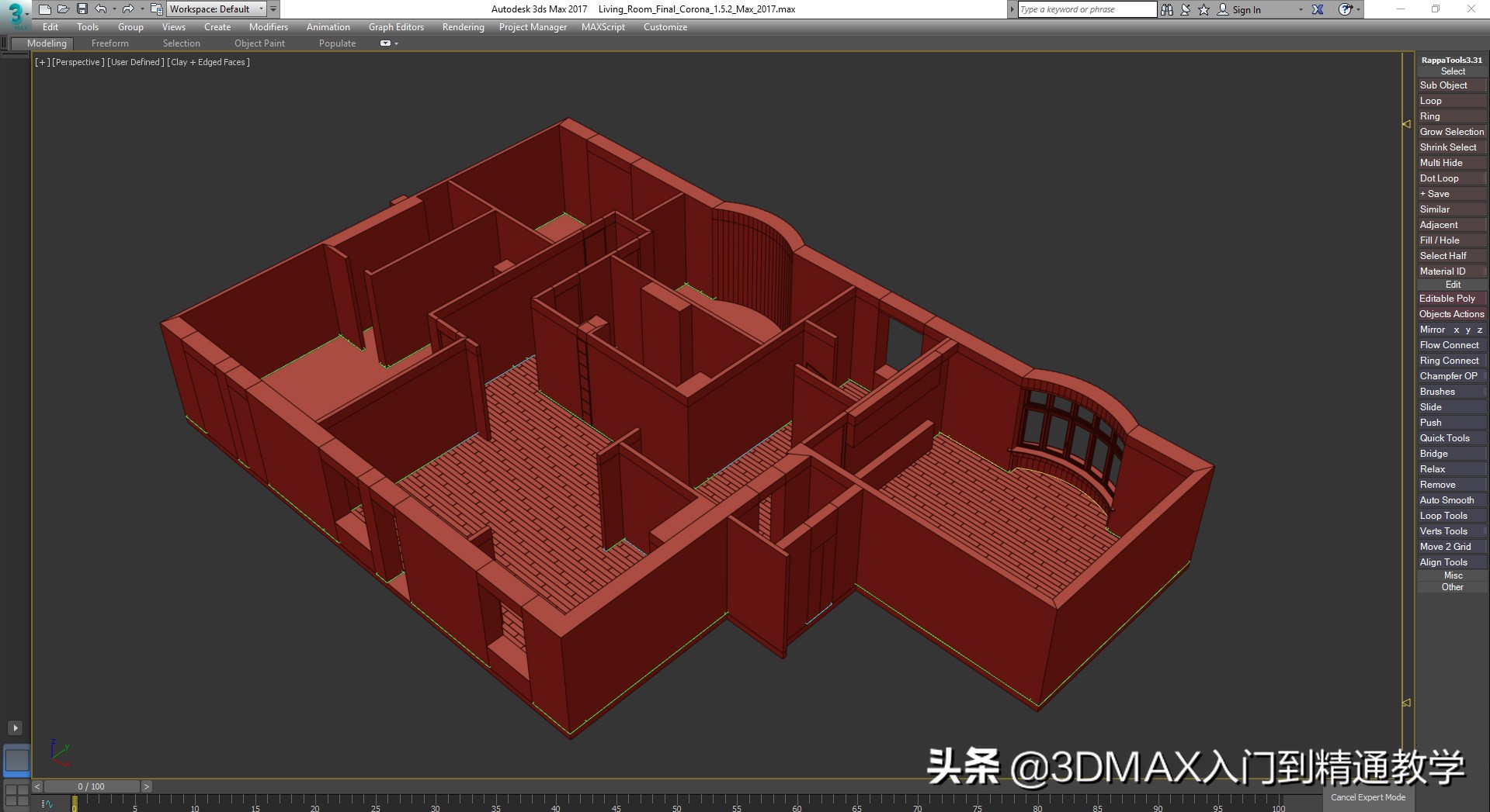 耗时8周，做的逼真现代公寓客厅，带大家看看大神的作品