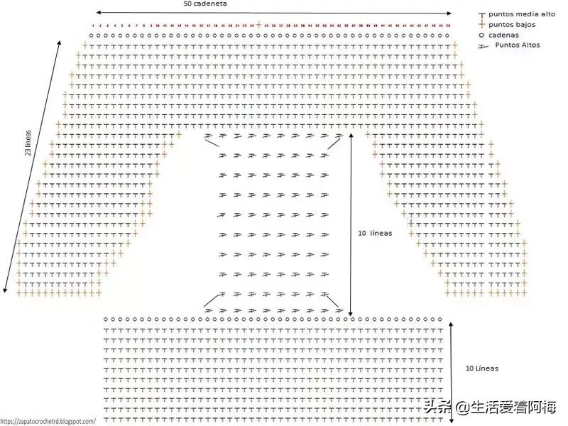 钩针钩出漂亮的毛线鞋图解,钩针钩织有些后跟的鞋子全部教程