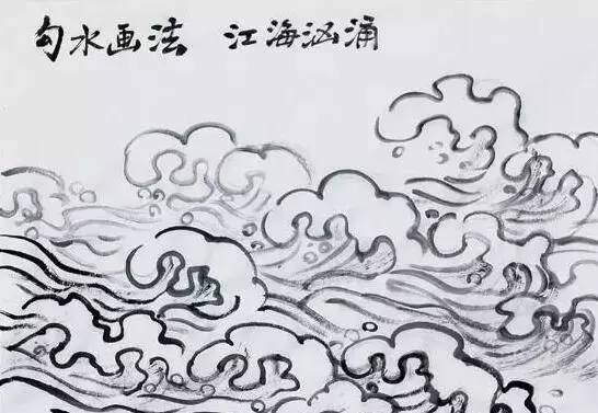 近现代名家画水,历代名家绘画水墨写生图