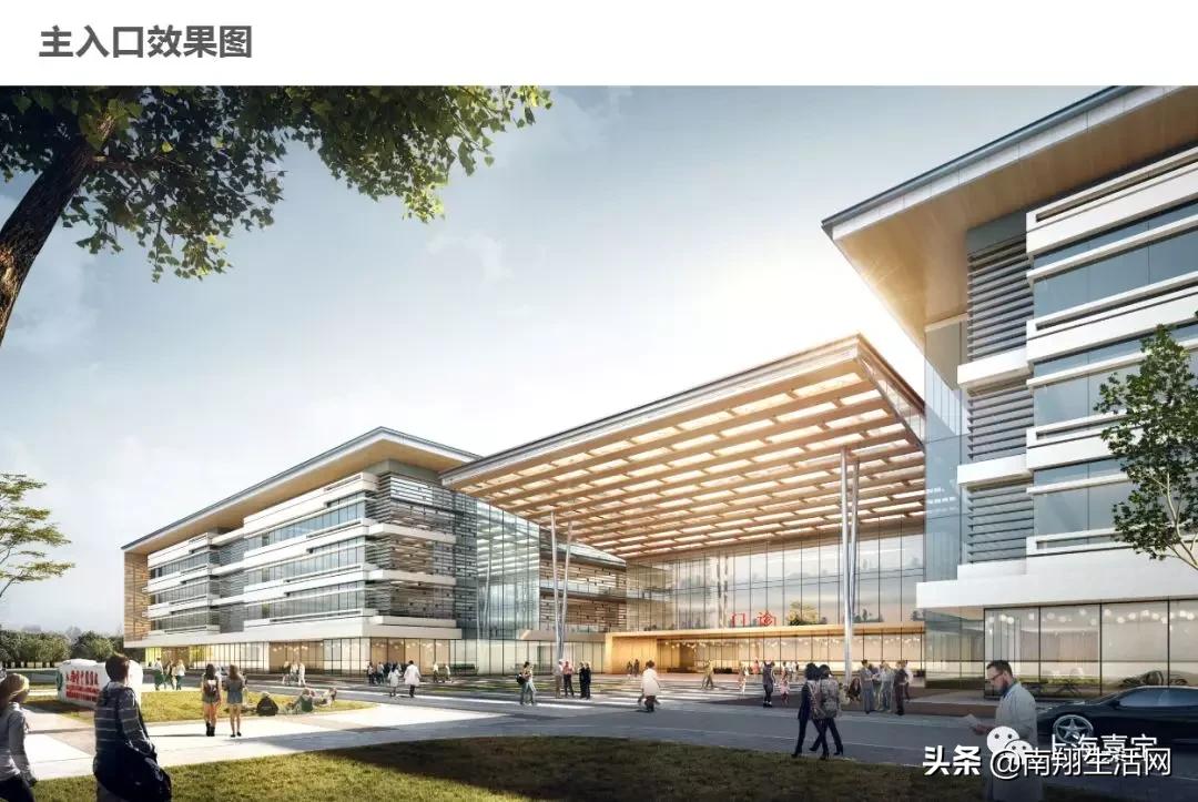 上海中医医院嘉定院区项目效果图,嘉定全新三甲医院