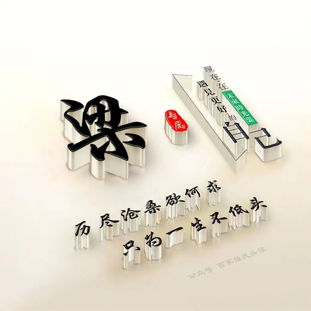 励志头像2023最新款姓氏,励志姓氏头像大全2023最新版的