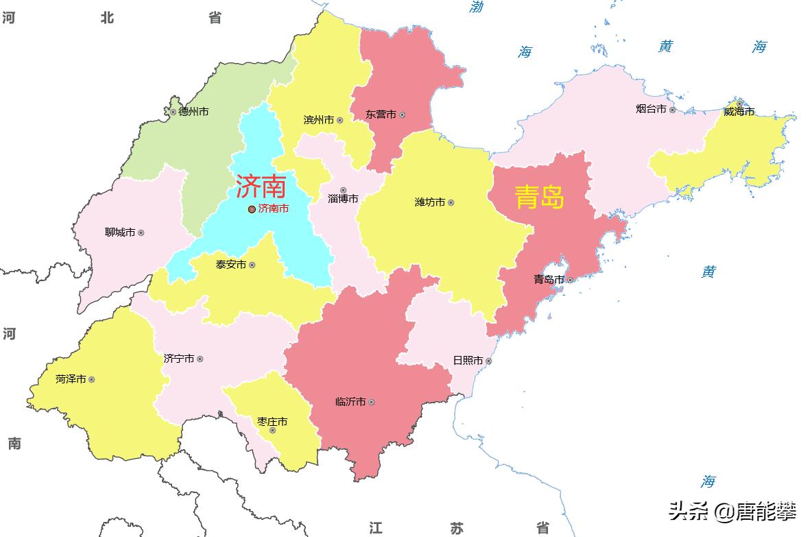 济南和青岛的交界城市,济南人口多还是青岛多