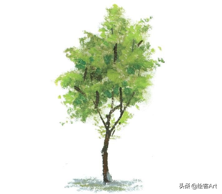 儿童油画棒初学者入门作品,儿童油画棒初学者入门简单出效果