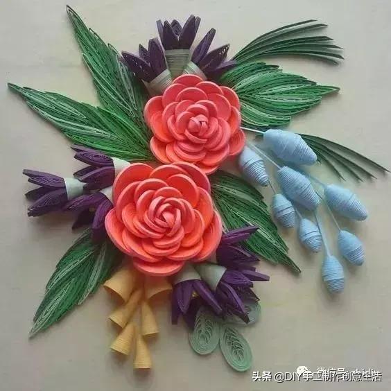 怎么用纸做立体画,用纸做的立体画