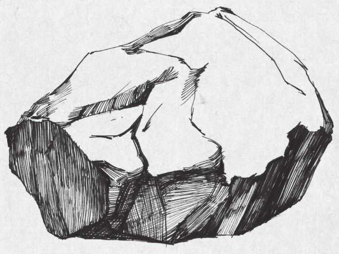 八种石头画法,石头画法步骤视频教程